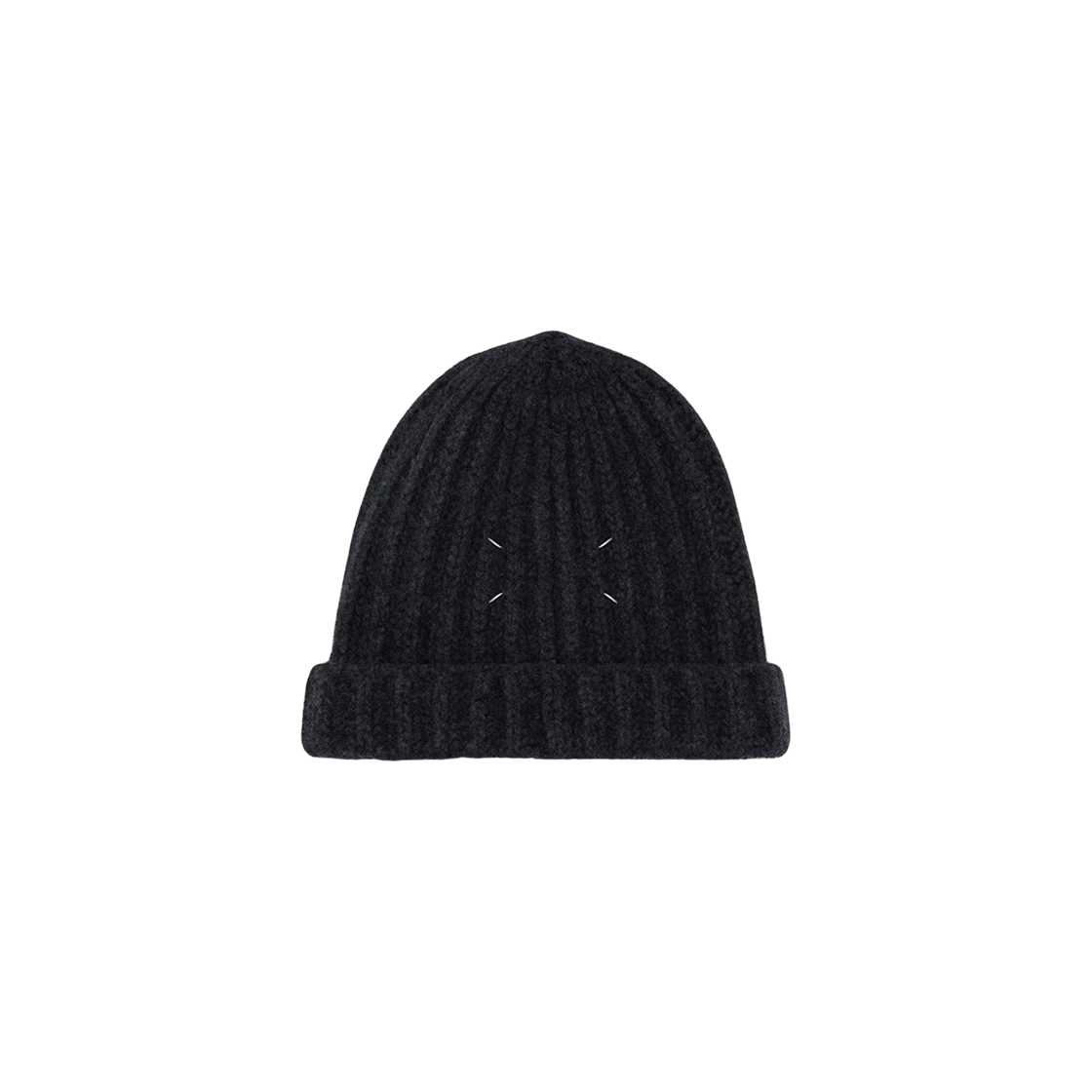S50TB0009M13091900 Maison Margiela Four Stitches Wool Beanie Black