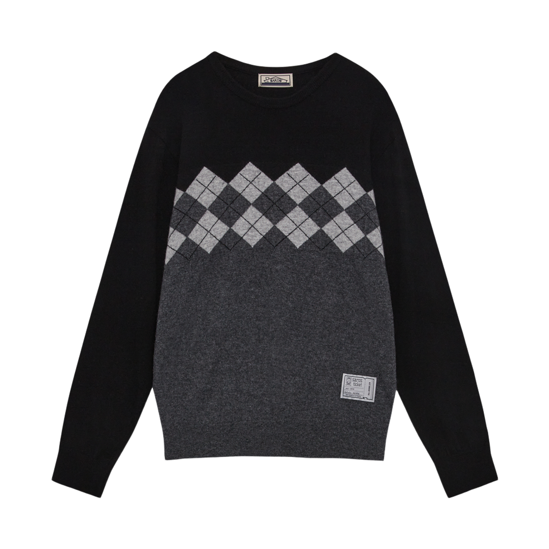 사로스 아가일 니트 블랙 2(Saros Agaile Knit Black 2)