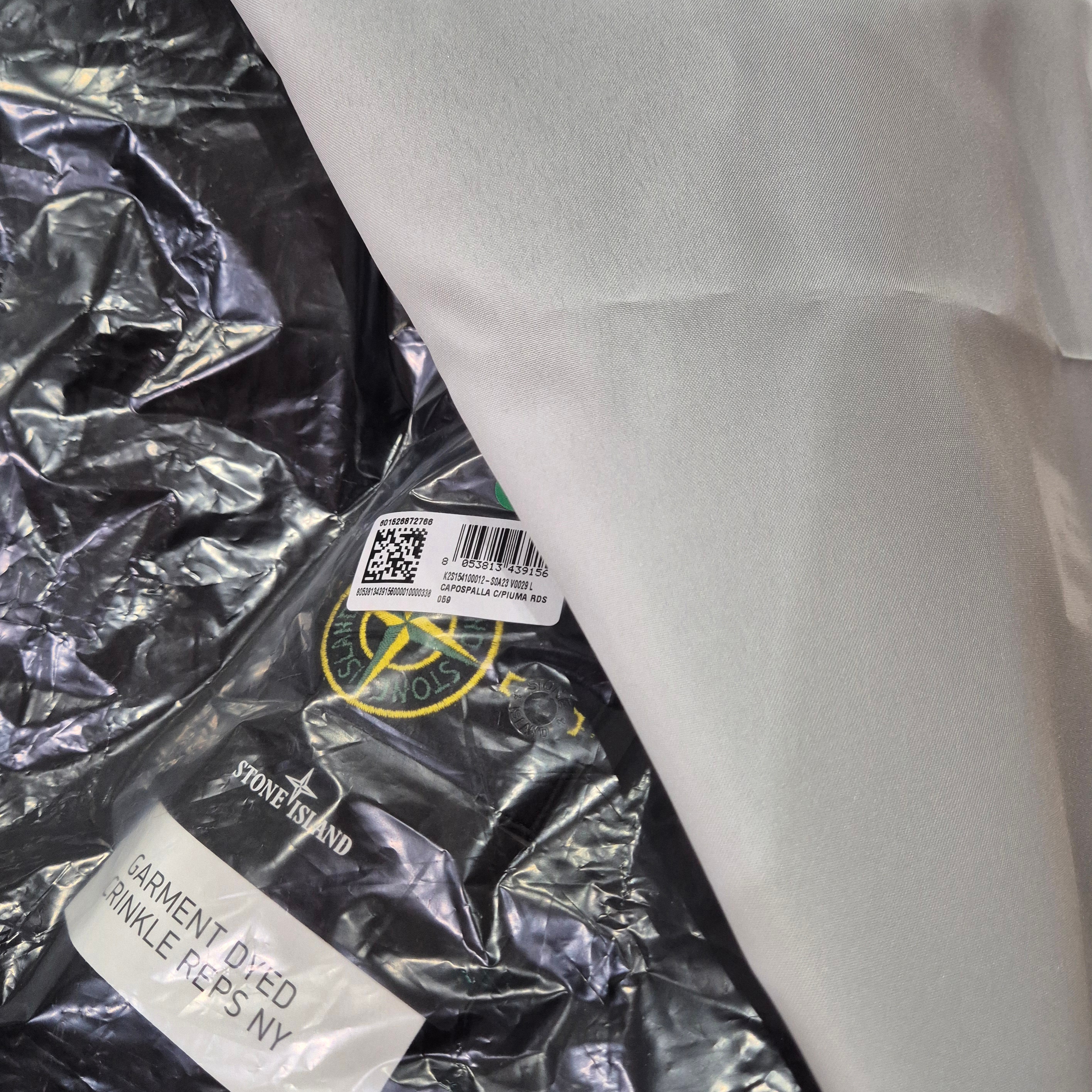 Stone Island 4100012 Crinkle Reps NY Recycled Nylon Wind Resistant Down Parka Black - 25FW 착용 스타일 - 1
