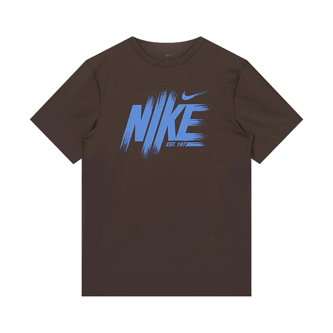 HV0382-237 Nike Dri-Fit UV Hyverse T-Shirt Baroque Brown Blue - Asia