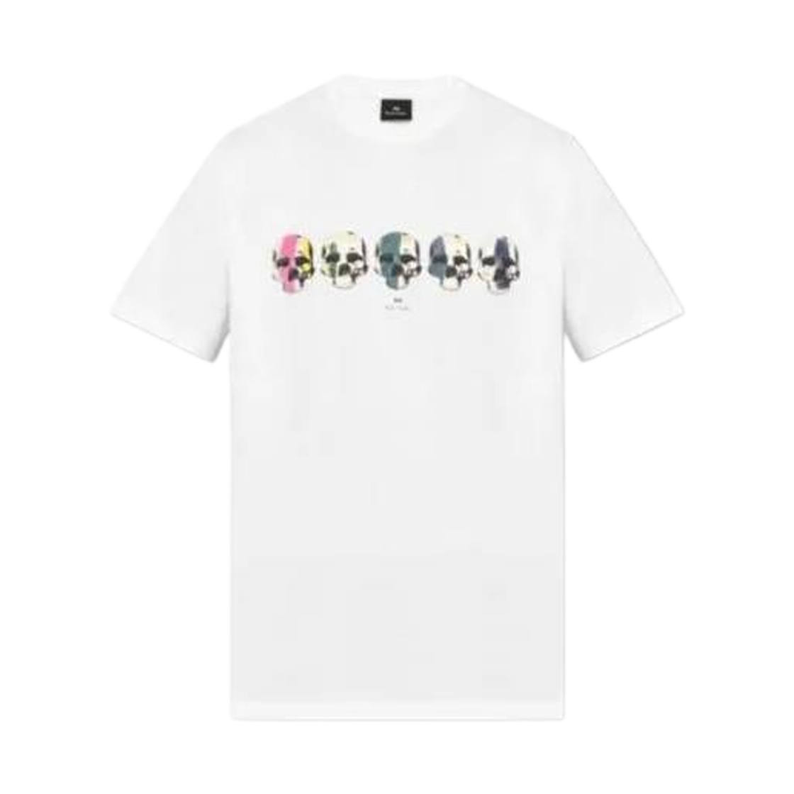 폴 스미스 스컬 프린트 티셔츠 화이트(Paul Smith Skull Print T-Shirt White)