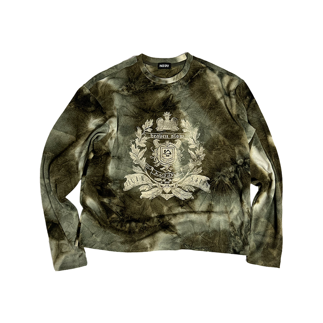 파코서플라이 올드 트론 롱슬리브 티셔츠 블러리 그린(PACOSPLY Old Throne Long Sleeve T Shirts Blurry Green)