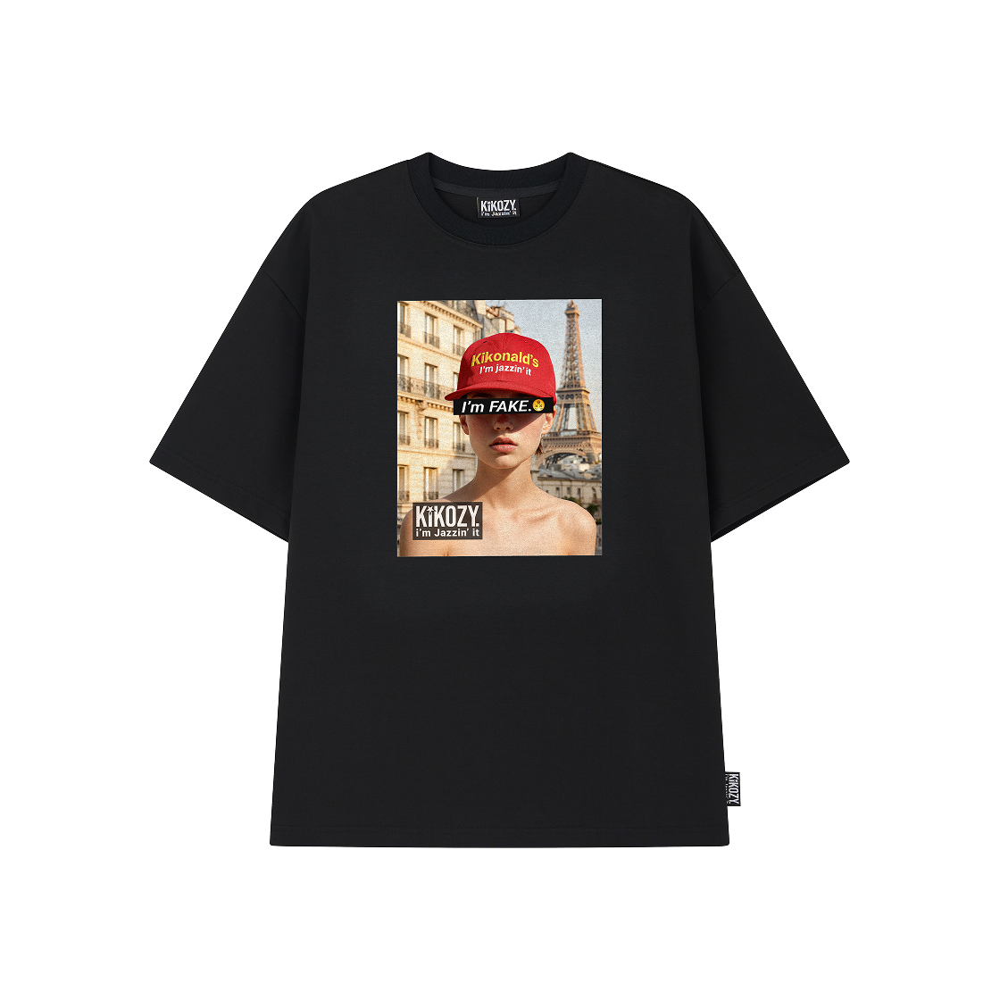 34439 Kikozy T-Shirt Piece01 Black