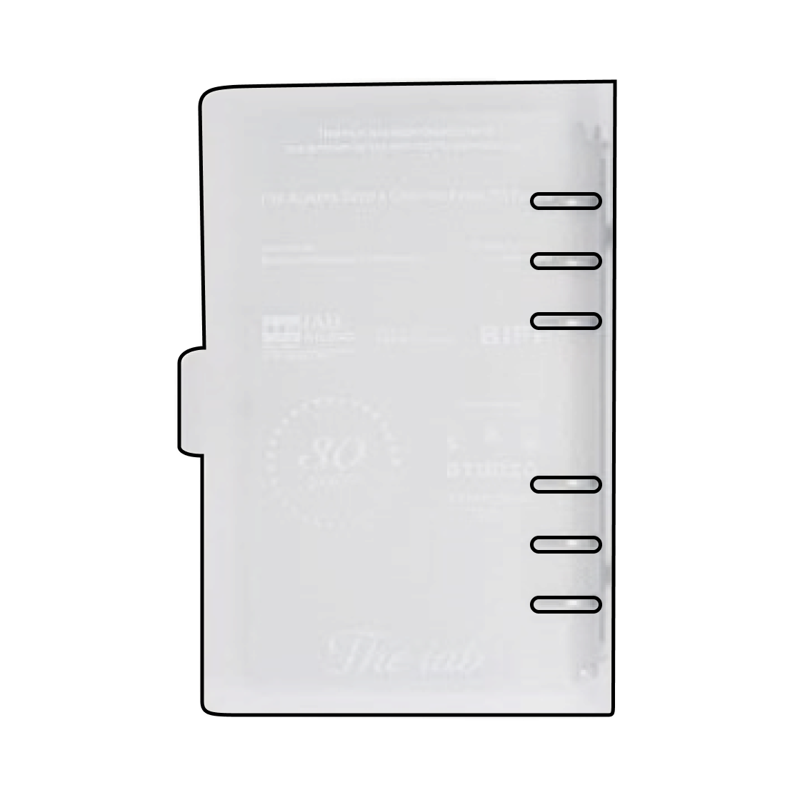 - IAB Studio x p!tt Ending Credits Ticket Binder Purple