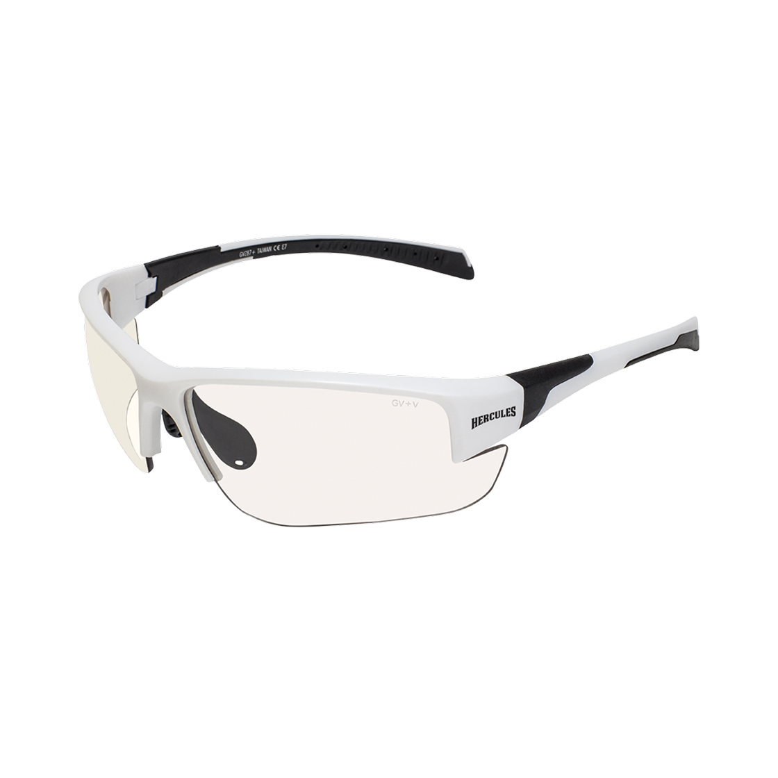 - Global Vision 24 Hercules 7 SD Matte White/Clear to Super Dark Shadowluxe Photochromic Lenses