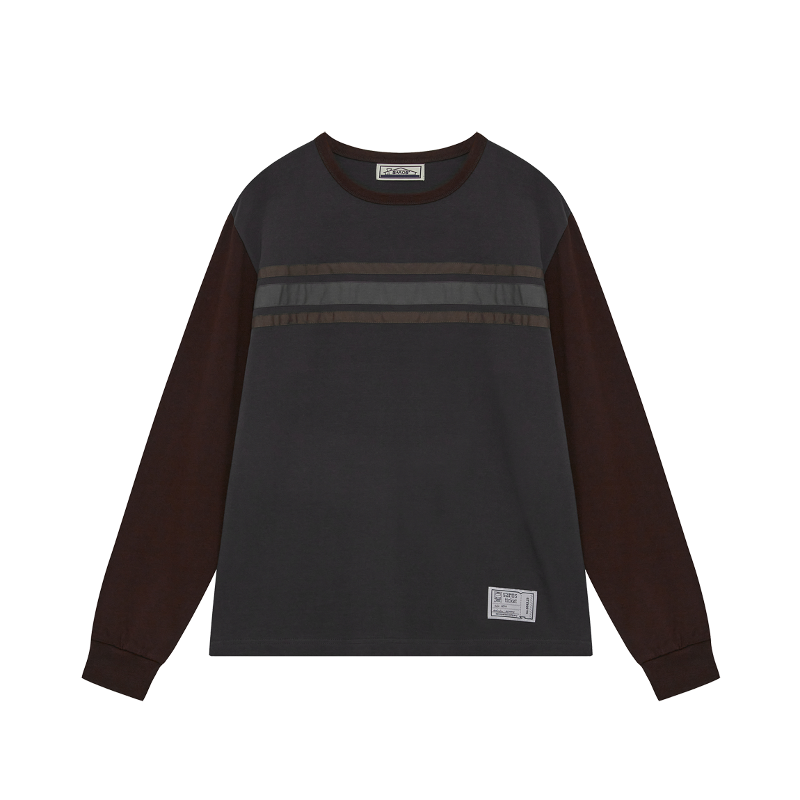 P00000DW Saros Cotton Sleeved Charcoal 2