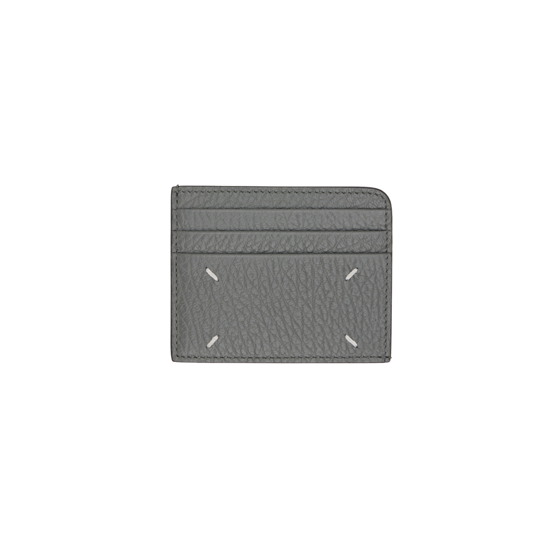 SA3VX0007P4455T8127 Maison Margiela Four Stitches Card Holder Pebble Grey