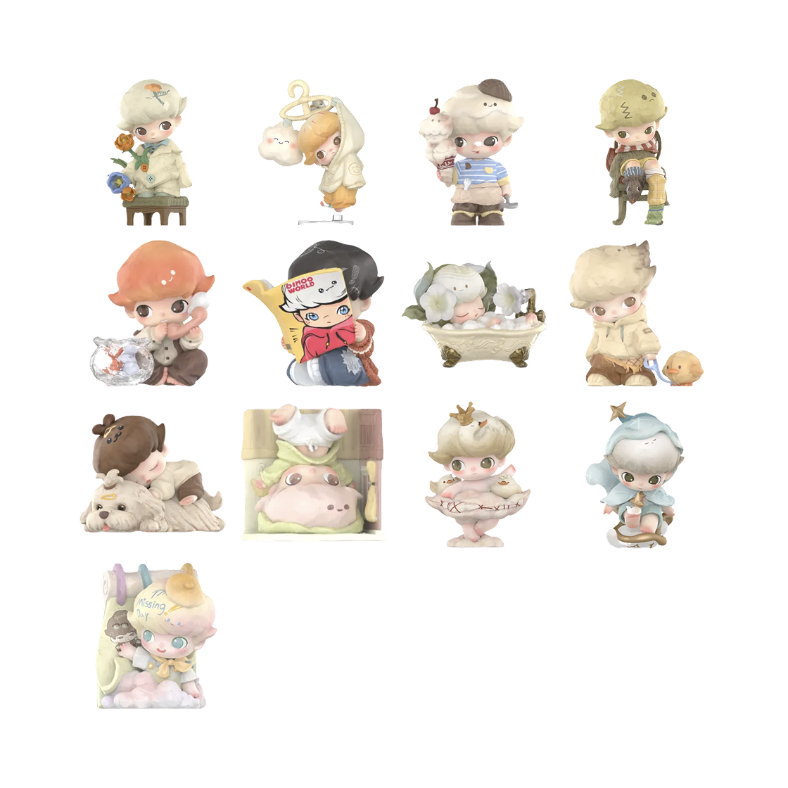 팝마트 디무 만약 월요일이 사라진다면 시리즈 피규어 미개봉 랜덤박스 (12개입)(Pop Mart Dimoo The Missing Day Series Figures Sealed Case (12 Blind Boxes)) - 2