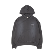 Undermycar x Covernat Destroyed Patch Hoodie Black - 25FW