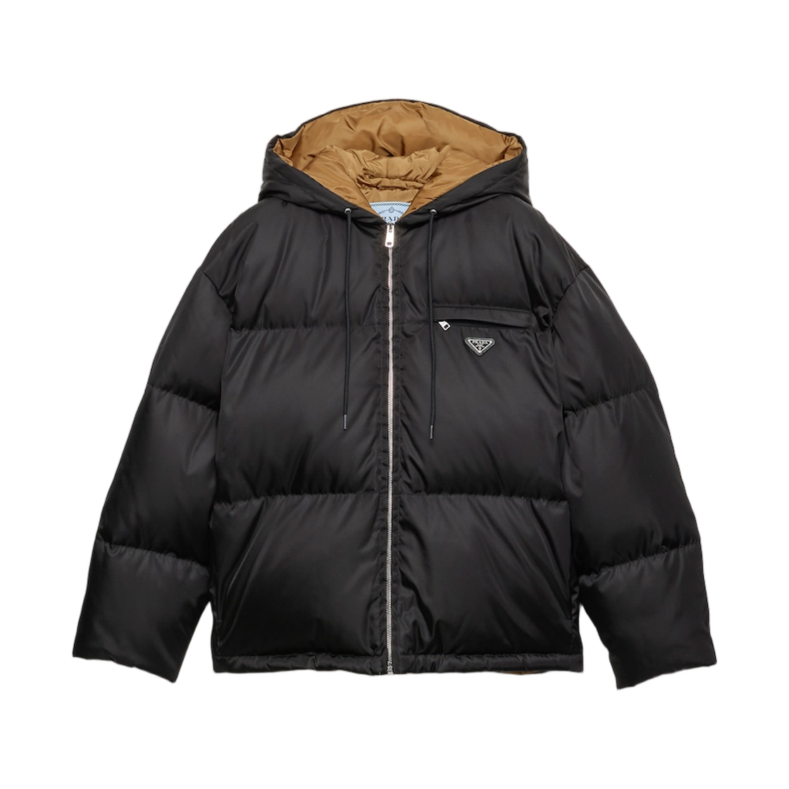 (W) 프라다 리나일론 다운 자켓 블랙((W) Prada Re-Nylon Down Jacket Black)