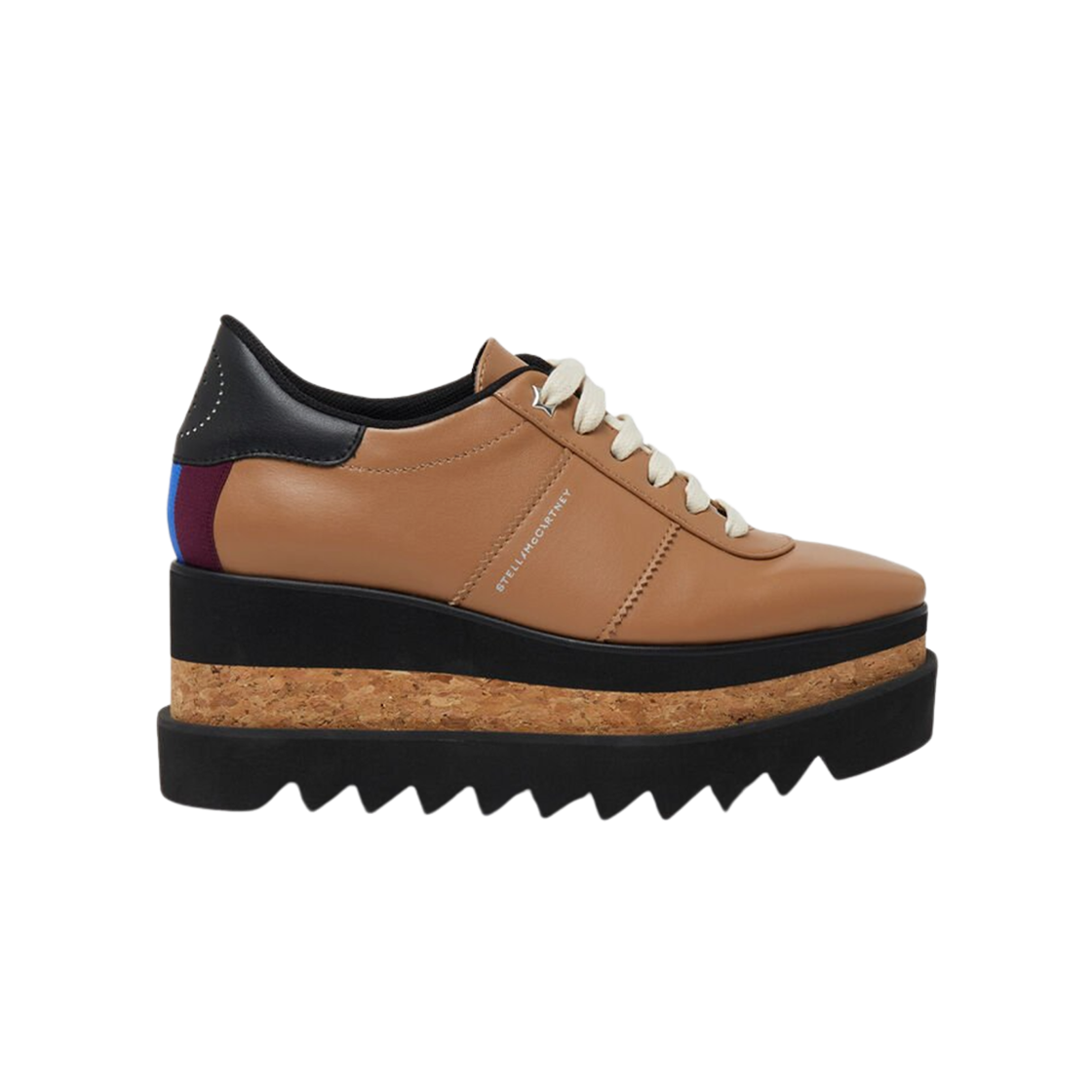 810363E001792134 (W) Stella McCartney Sneak-Elyse Platforms Brandy