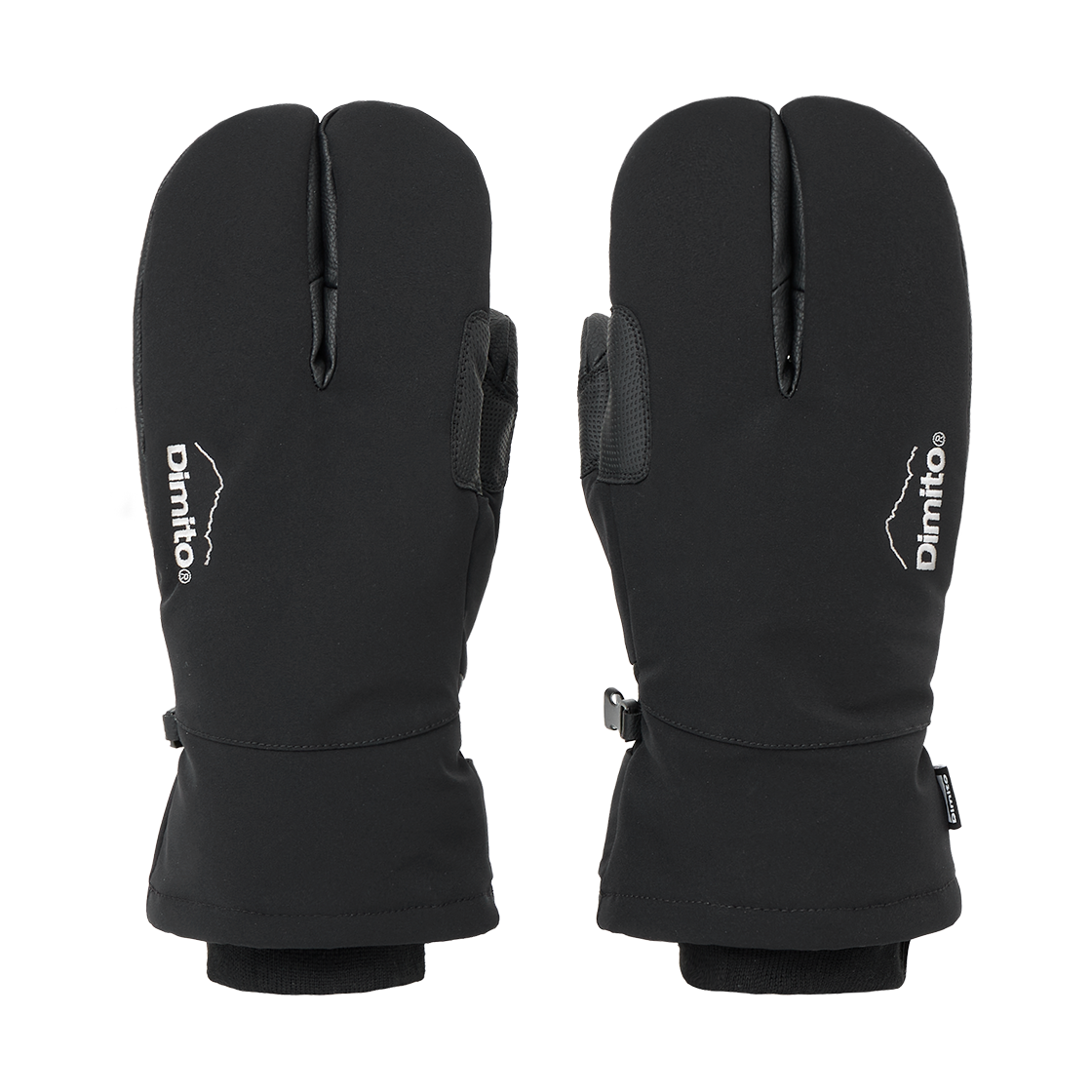 LVNT06112 Dimito 3-Finger Mitten Black