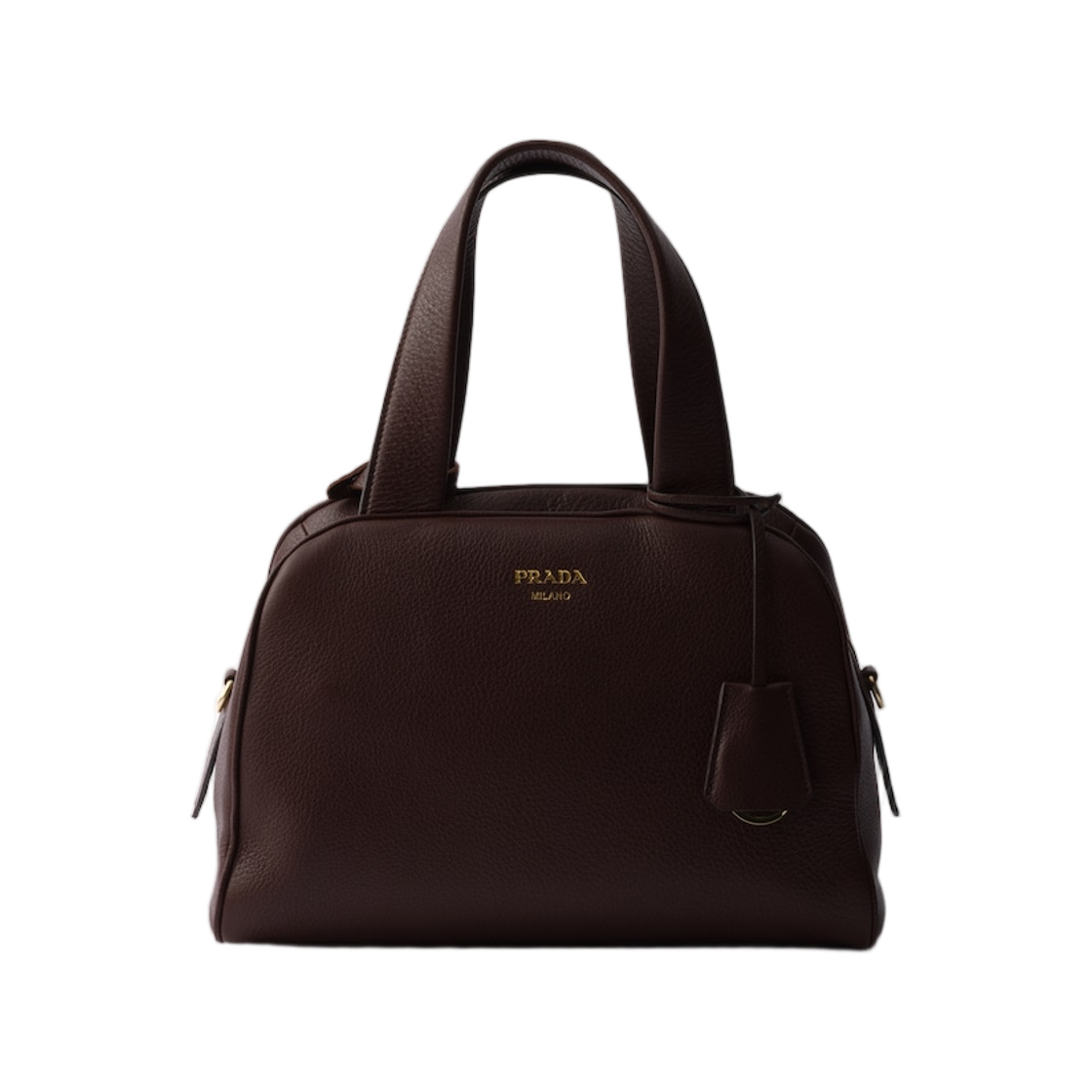 1BB149-2HIK-F0038 Prada Medium Leather Top-Handle Bag Sienna