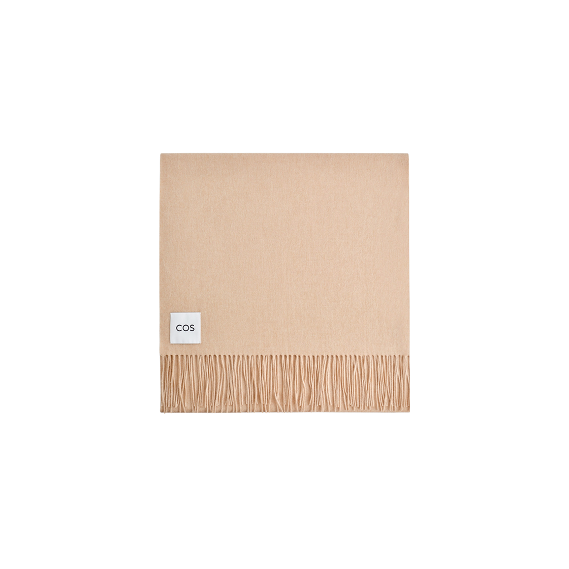 1251465005 (W) COS Fringe Wool Muffler Beige