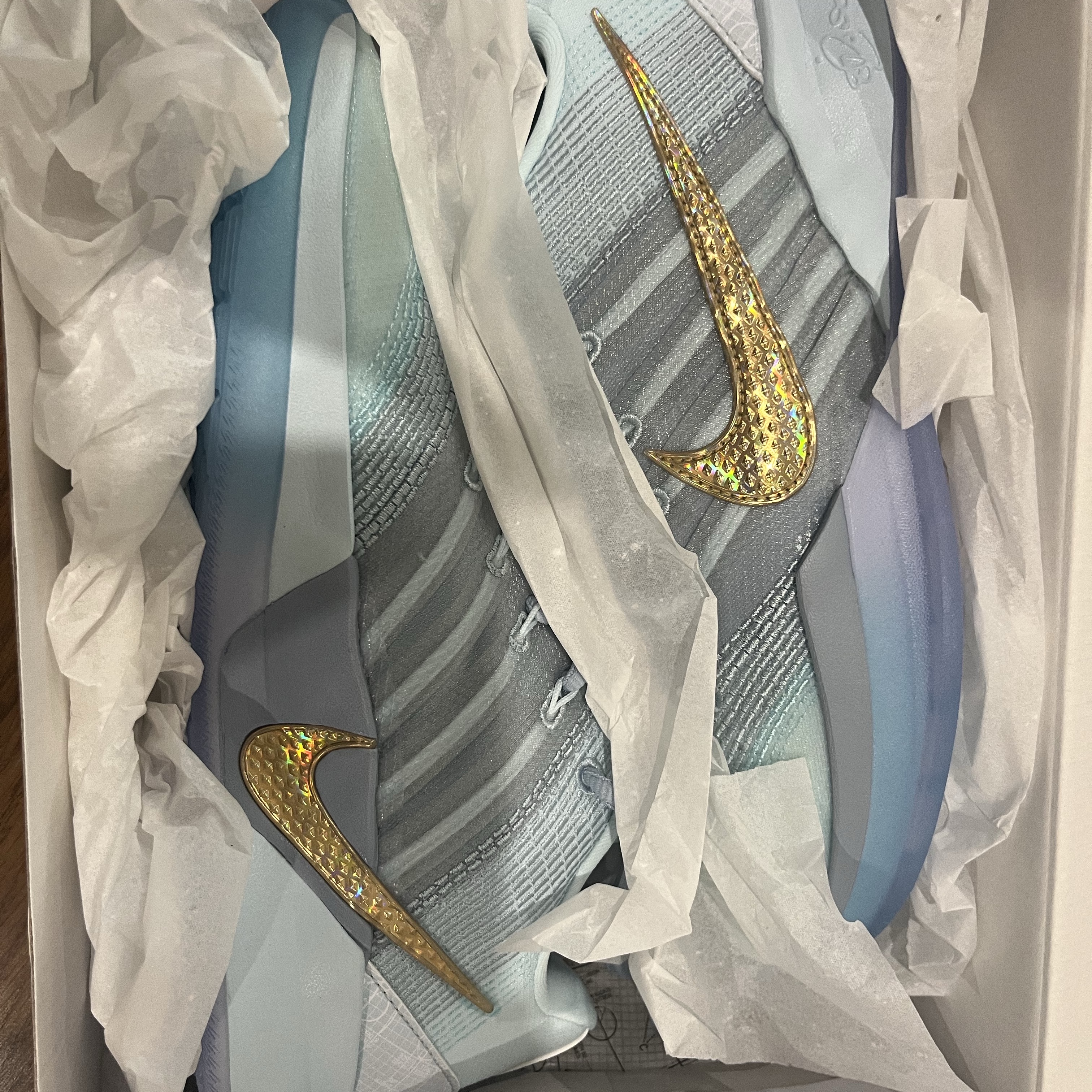 Nike Sabrina 3 Glacier Blue Neptune Blue 착용 스타일 - 1