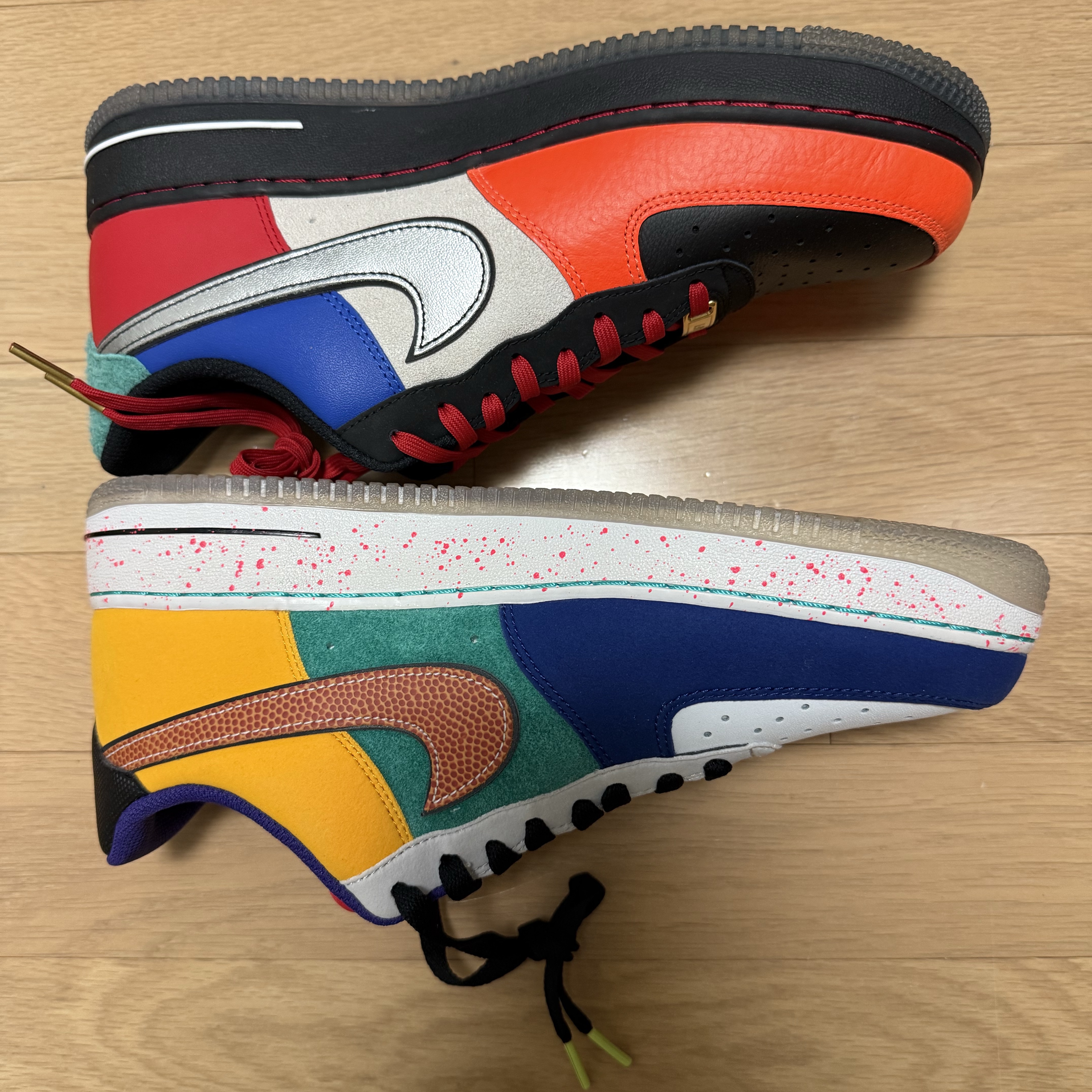 Nike Air Force 1 Low What The LA, Nike Air Force 1 Low NYC City of Athletes 착용 스타일 - 3