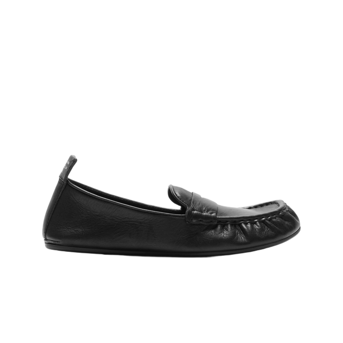 (W) 아크네 스튜디오 레더 로퍼 블랙((W) Acne Studios Leather Loafers Black) - 1