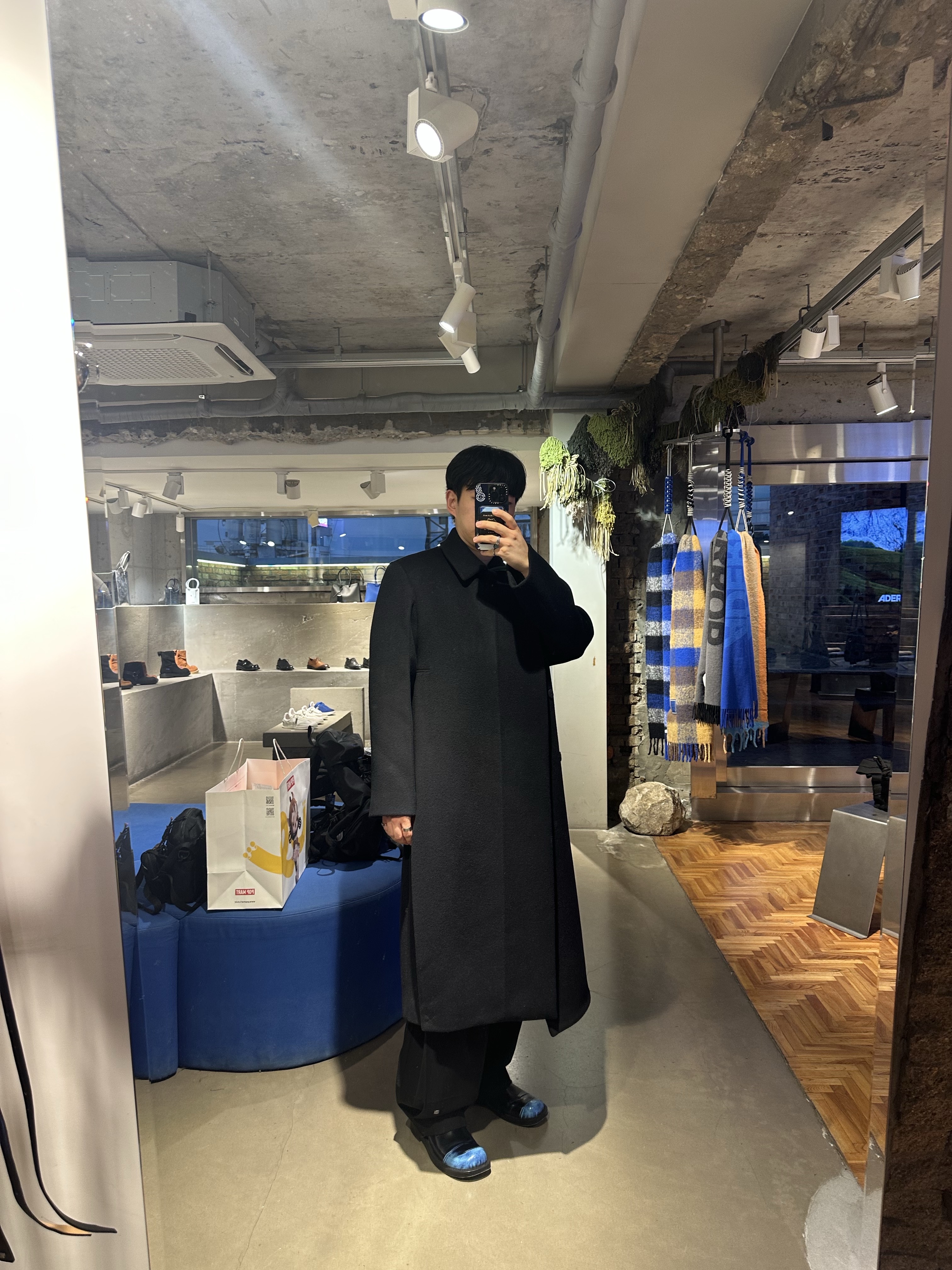 Ader Error 10th Product. 9 Noir 착용 스타일