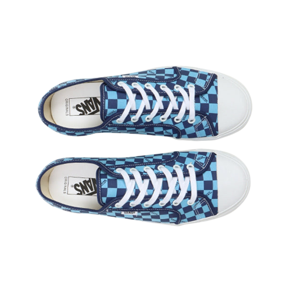 반스 OG 스타일 23 LX 블루 체커보드(Vans OG Style 23 LX Blue Checkerboard) - 2
