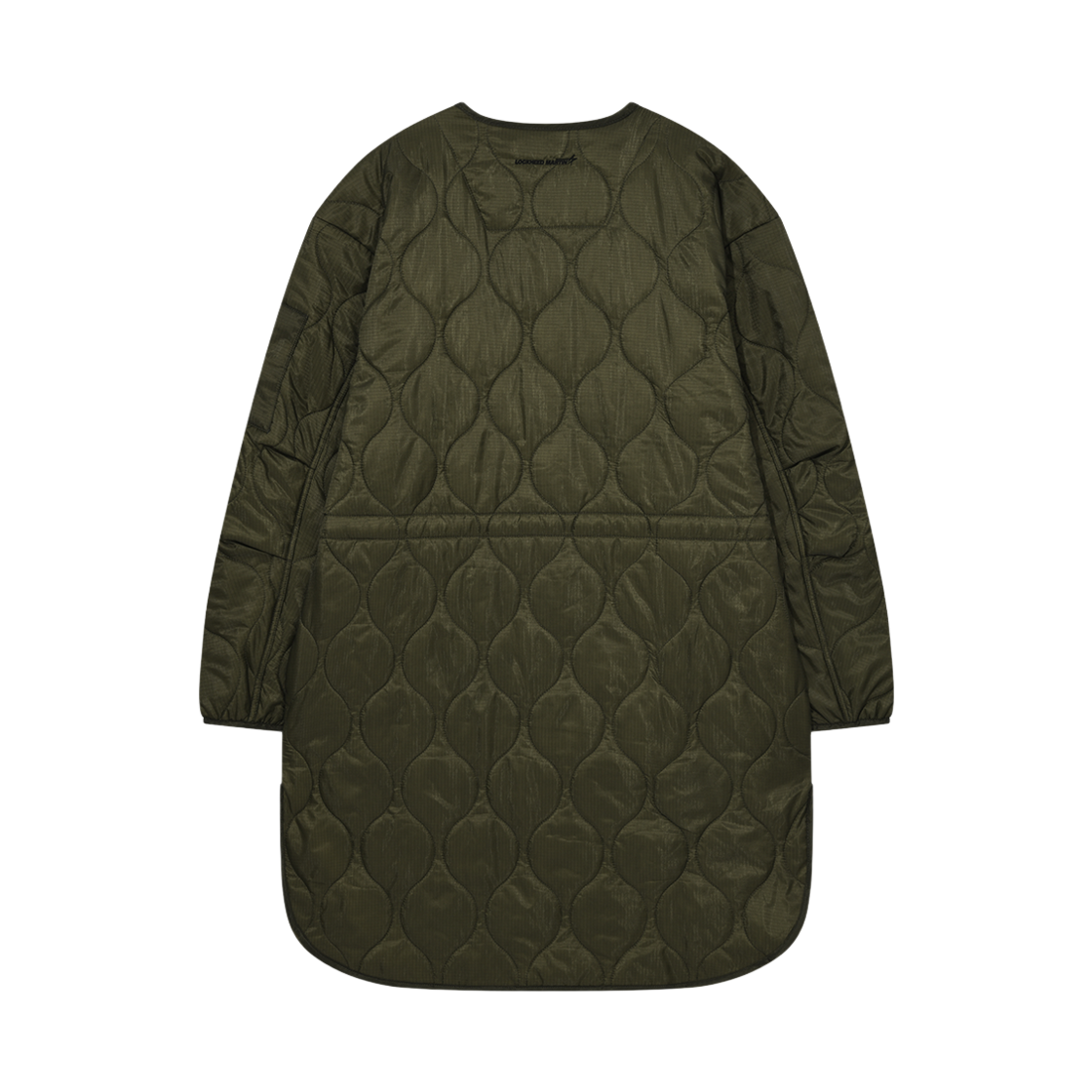 록히드마틴 패딩 퀼팅 라이너 롱 점퍼 카키(LOCKHEED MARTIN Padding Quilted Linner Long Jumper Khaki) - 2