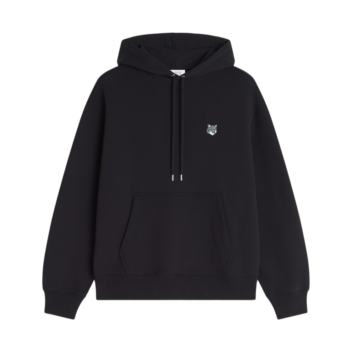 메종 키츠네 폭스 헤드 컴포트 후드 블랙(Maison Kitsune Fox Head Comfort Hoodie Black)