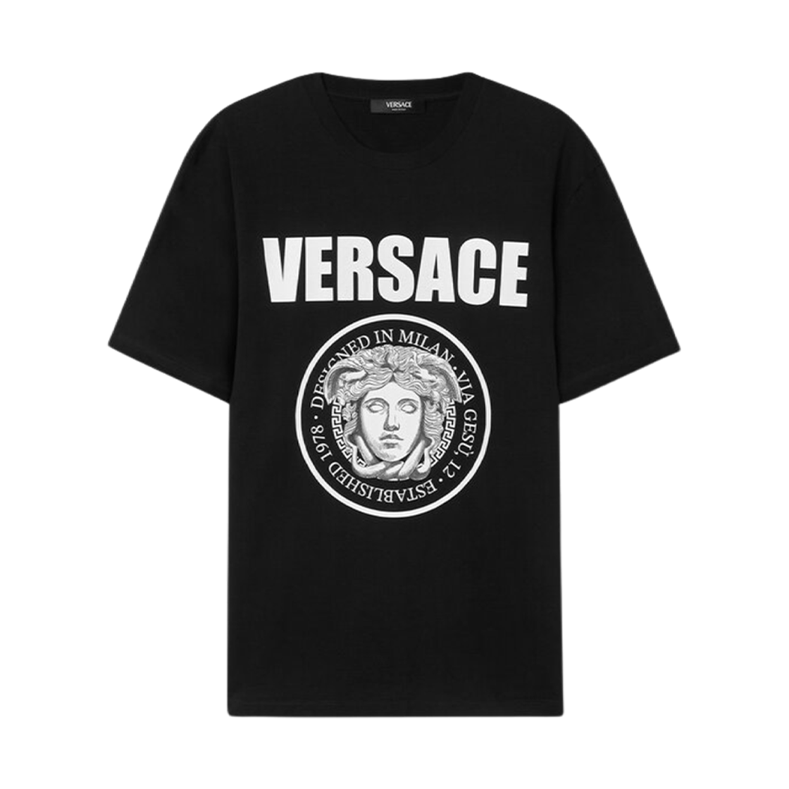 1013302-1A15083-1B000 Versace Medusa Rock T-Shirt Black