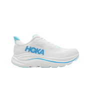 Hoka Clifton 10 White Skyward Blue - Wide