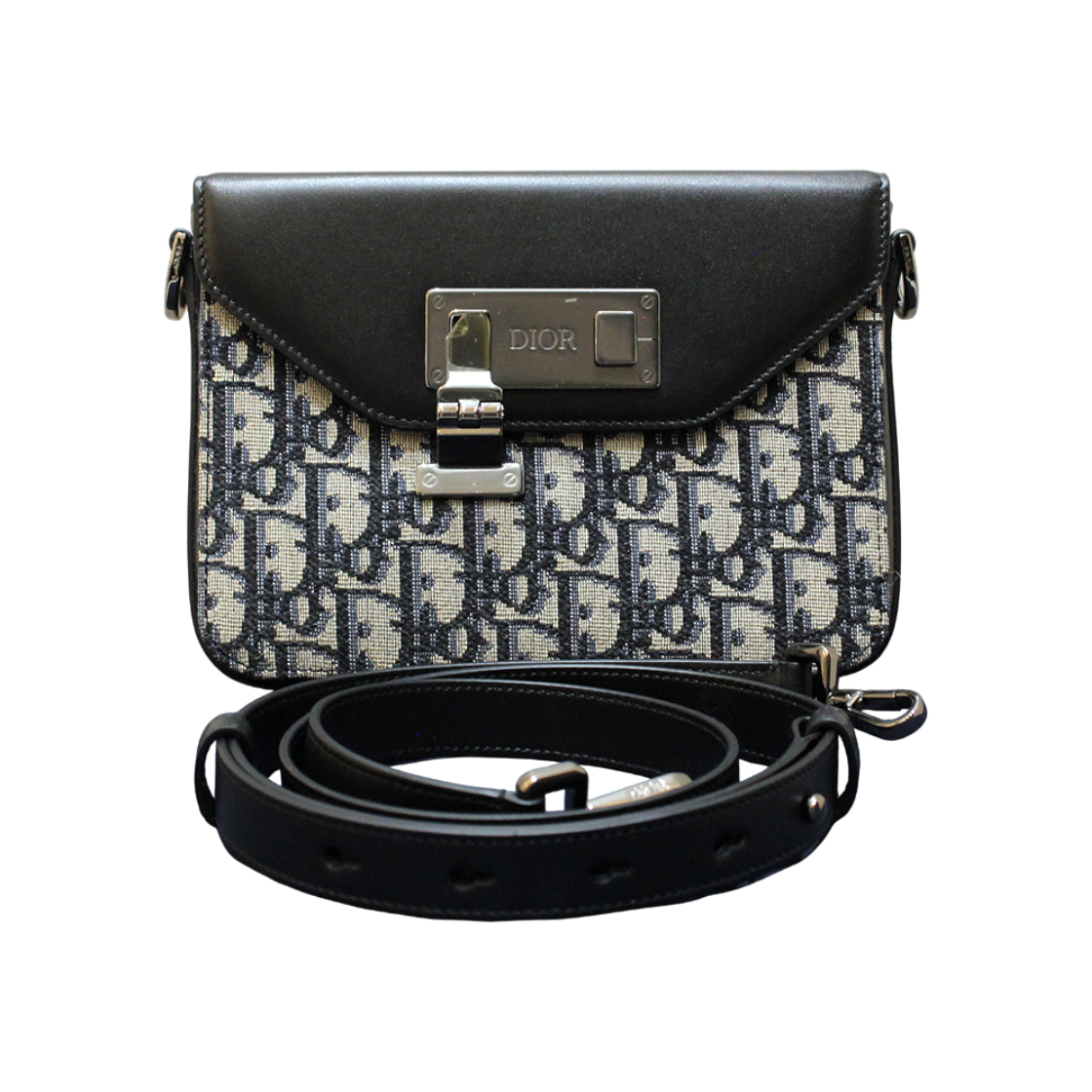 디올 오블리크 자카드 메신저 크로스백 1LXPO214UCT(Dior Oblique Jacquard Messenger Crossbody Bag) - 1
