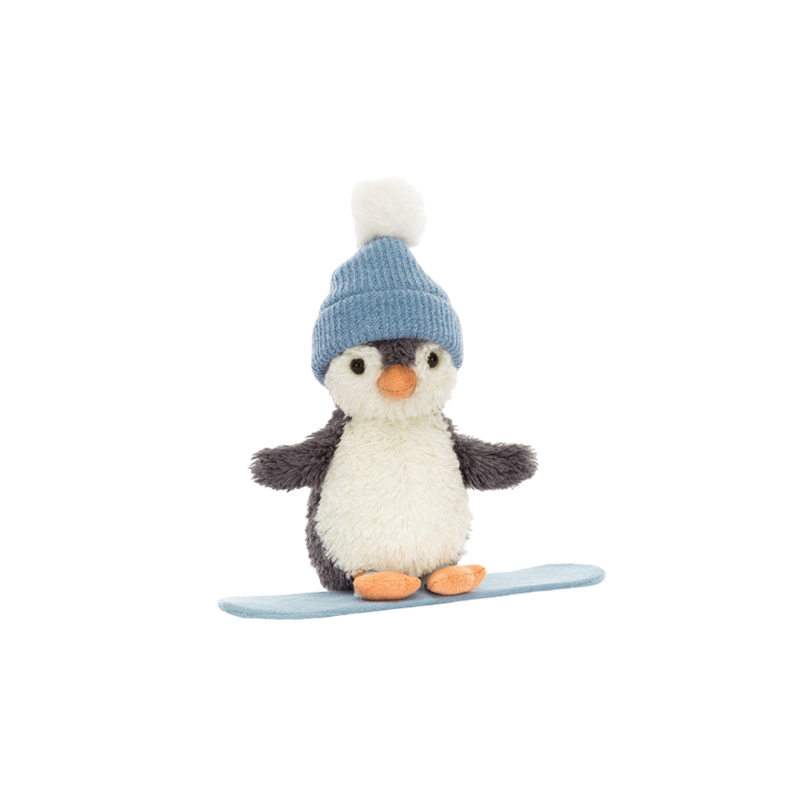 PNS3SB Jellycat Peanut Penguin Snowboarding Ivory