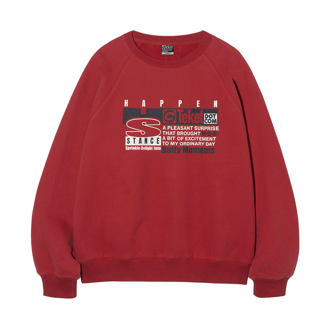 테켓 HP 스웨트셔츠 레드(Teket HP Sweatshirt Red)