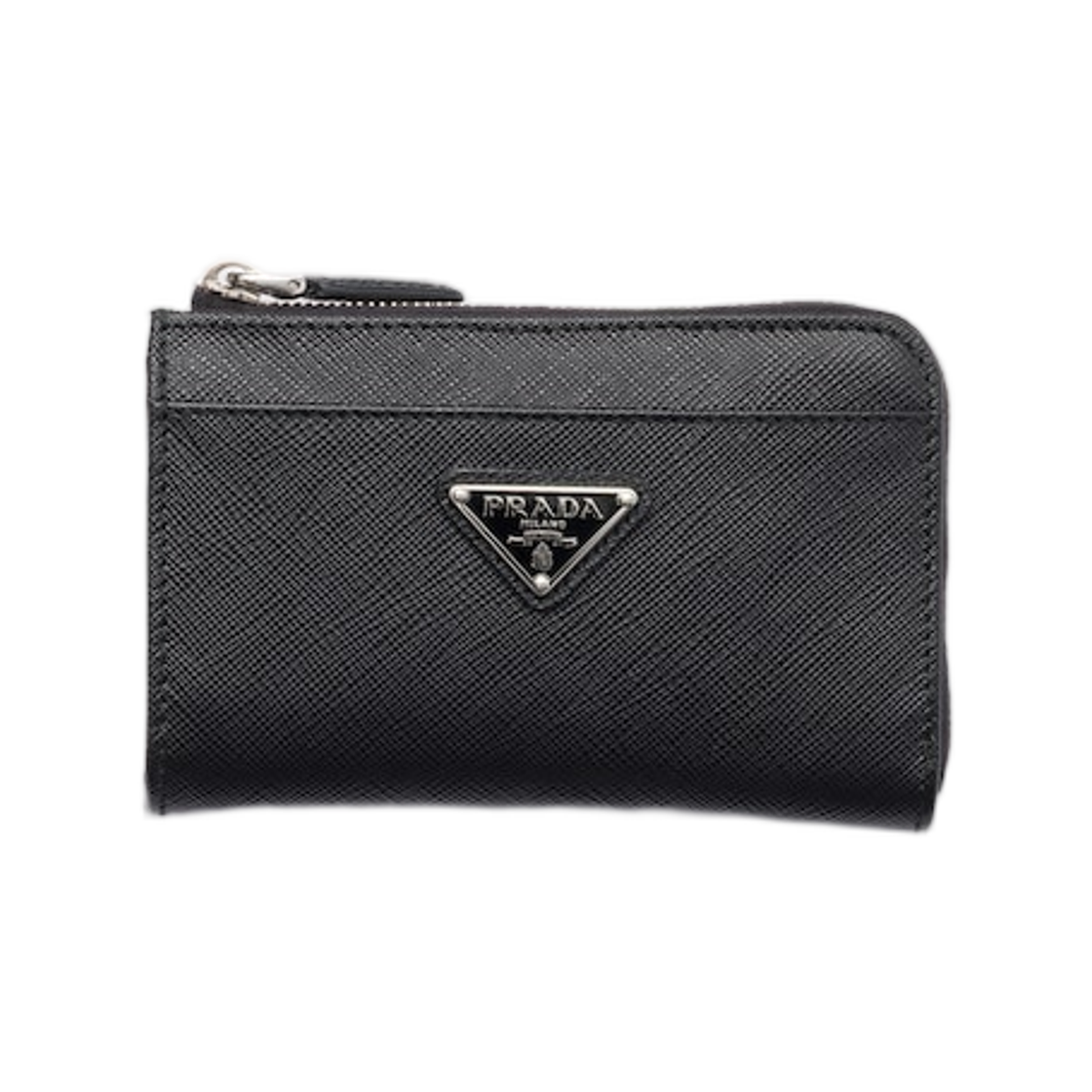 프라다 사피아노 레더 키 케이스 블랙(Prada Saffiano Leather Key Case Black) - 1