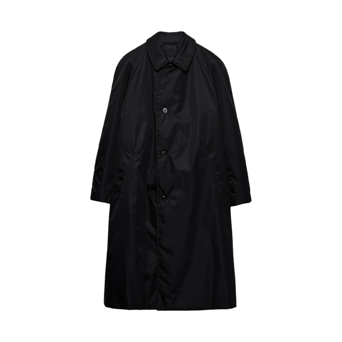 SGC977-17X1-F0002 Prada Re-Nylon Coat Black