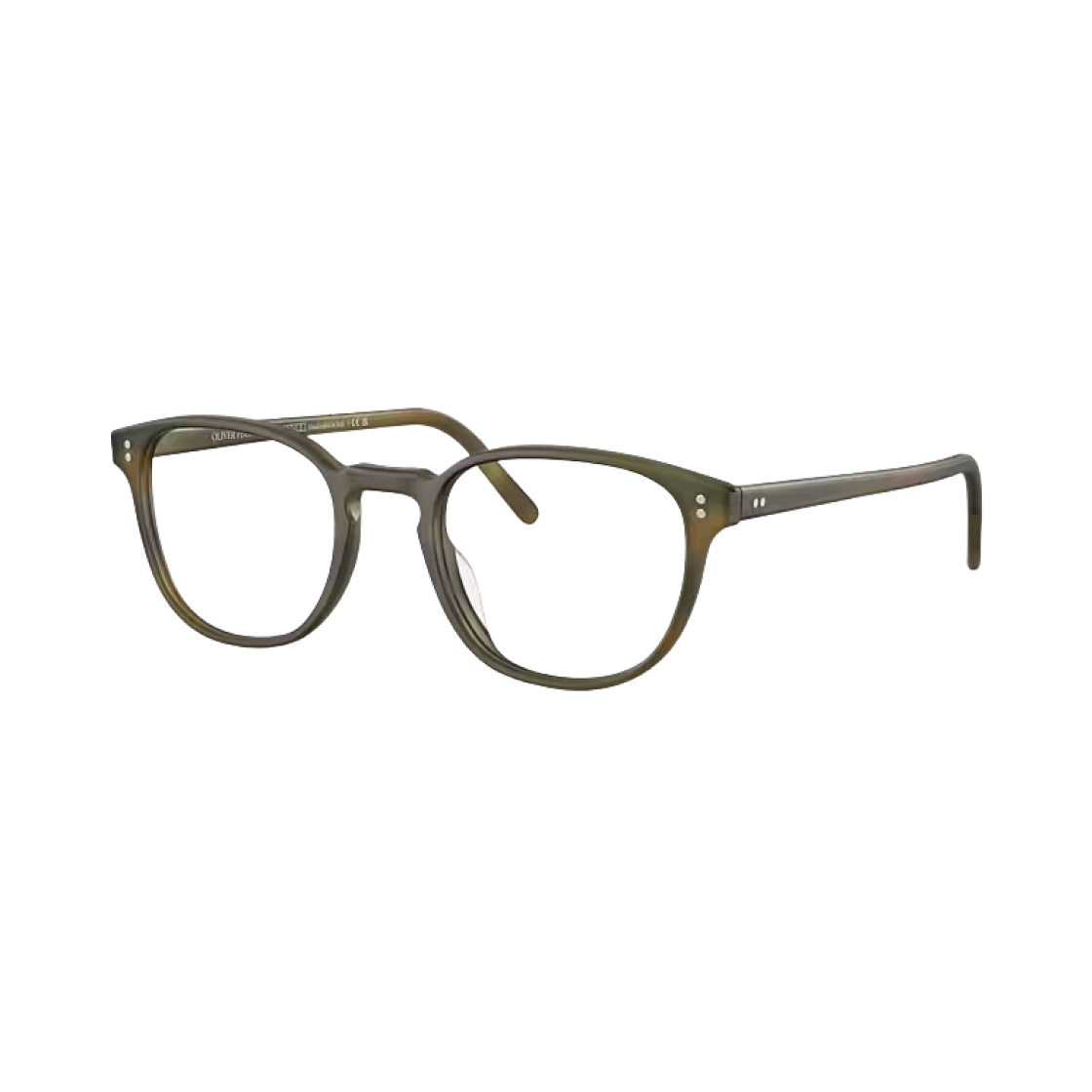 올리버 피플스 페어몬트 아마레토 스트라이프드 허니 클리어 렌즈(Oliver Peoples Fairmont Amaretto Striped Honey Clear Lenses)