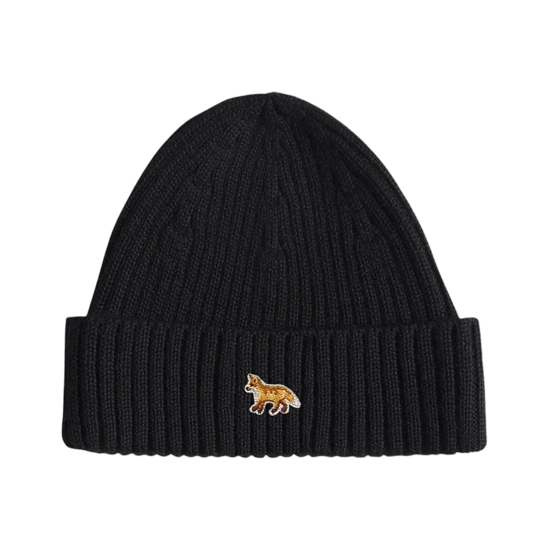 PW06103KT1140-P199 Maison Kitsune Baby Fox Beanie Black