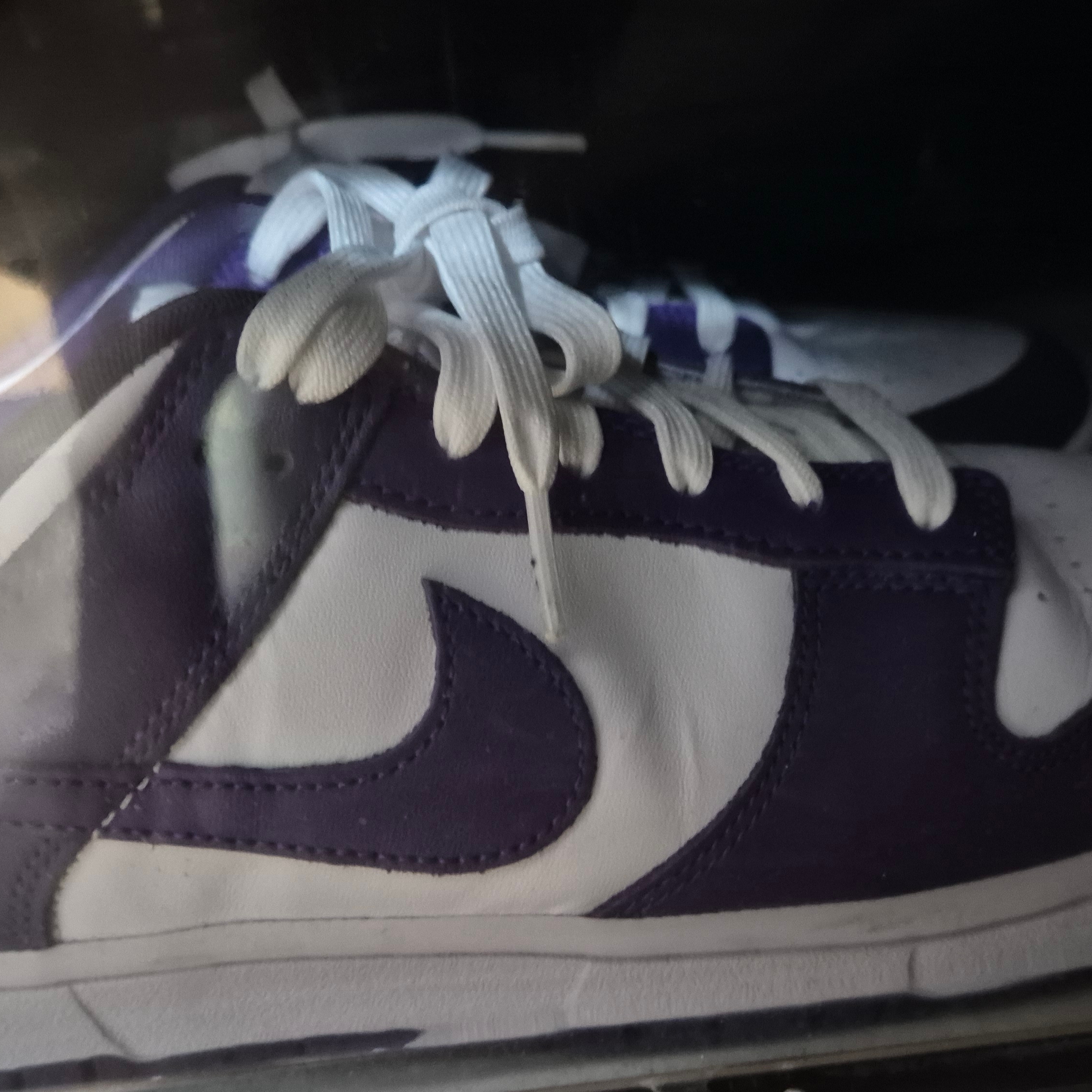 Nike Dunk Low Retro Championship Court Purple 착용 스타일