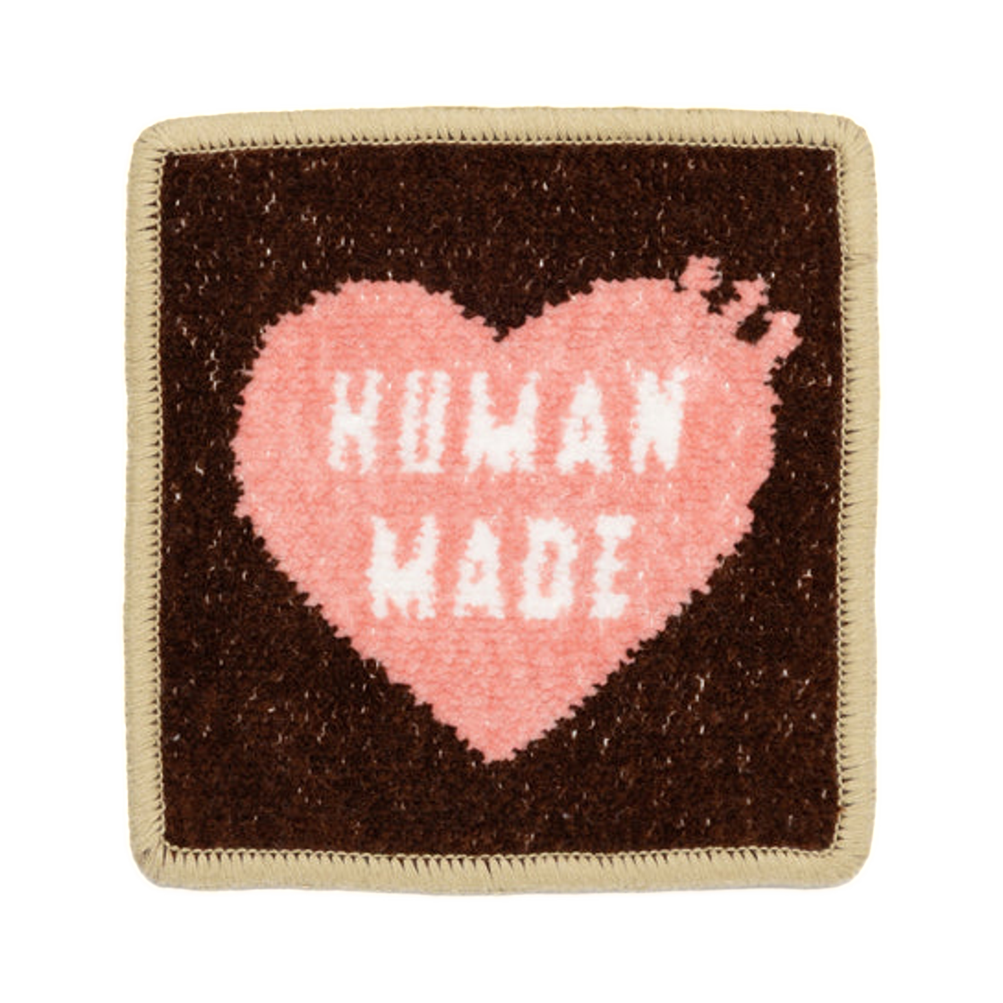 HM29GD121 Human Made Chenille Woven Mini Handkerchief Pink