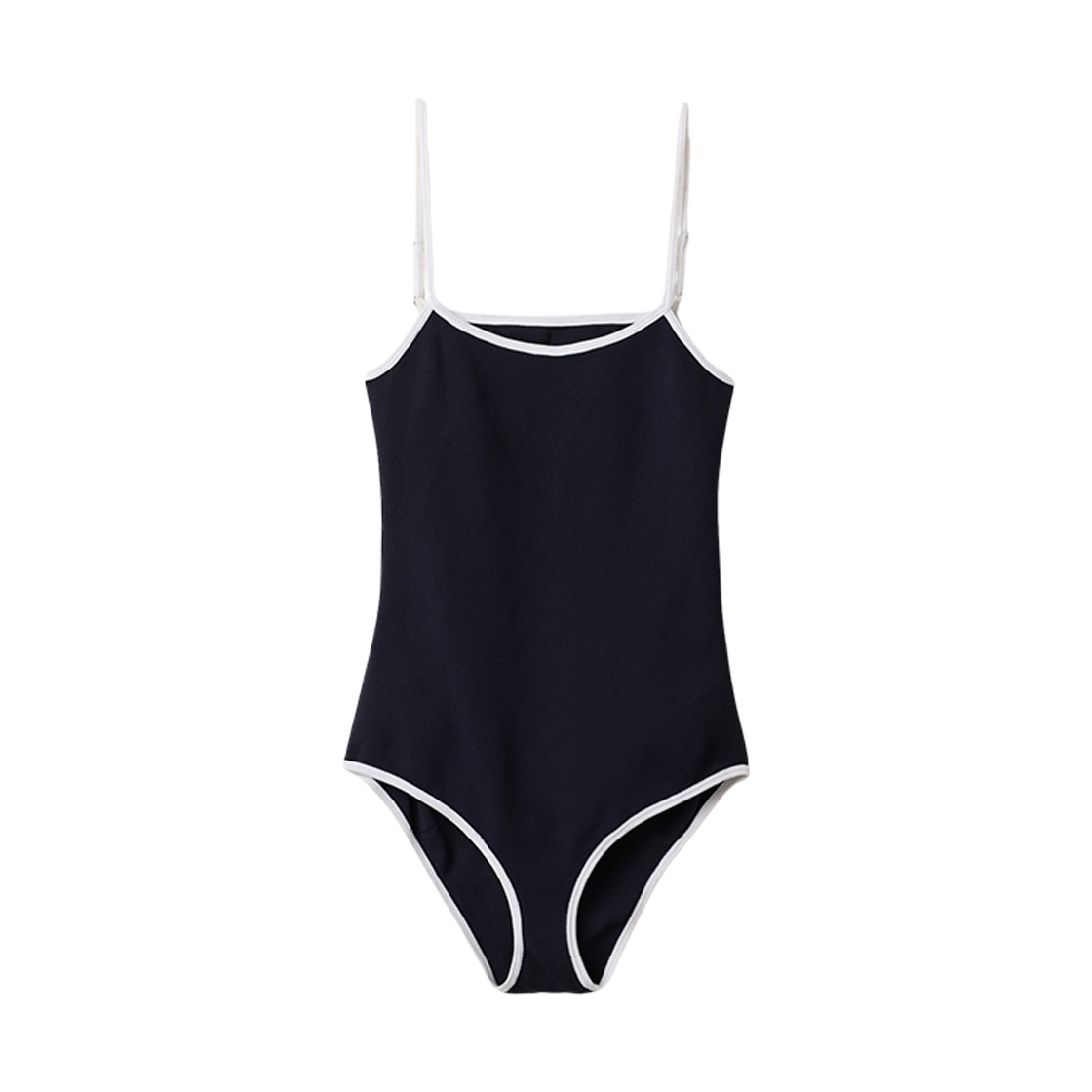 MMV266-14SJ-F022X (W) Miu Miu Technical Knit Swimsuit Blue White
