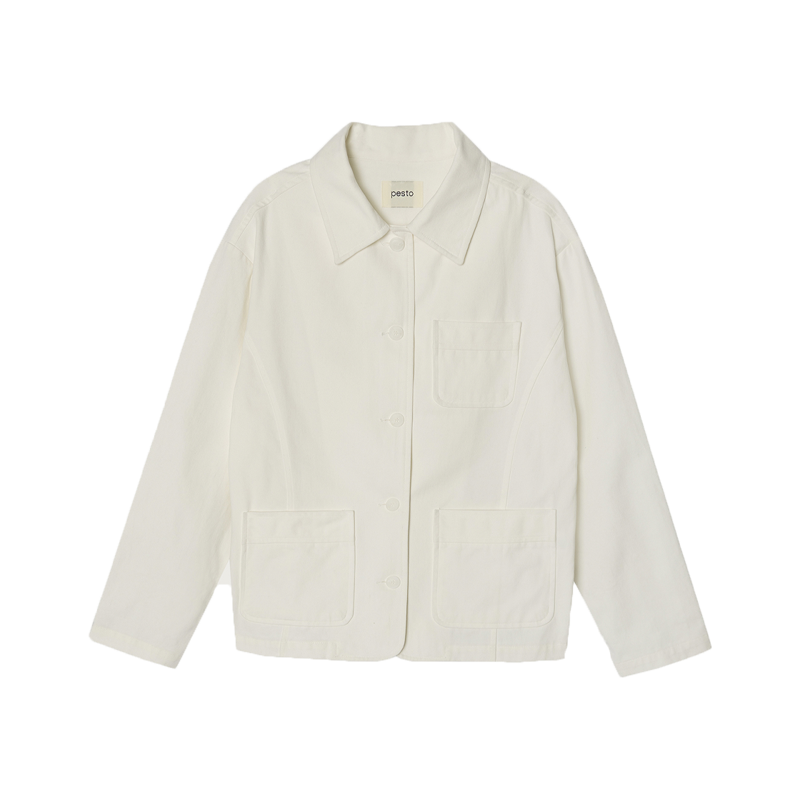 25aw9 Pesto Short Jacket White