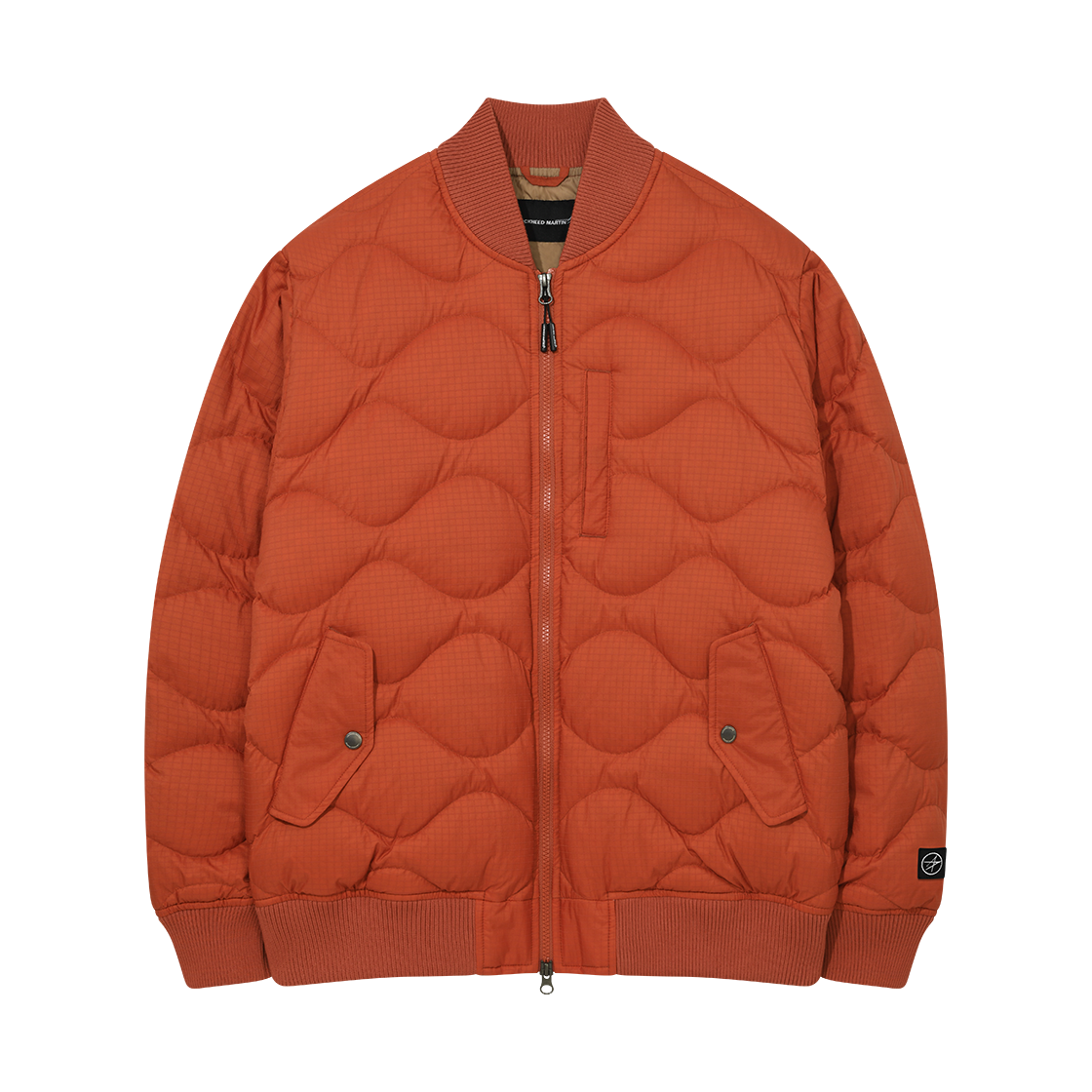 L35UJD021ORG LOCKHEED MARTIN Wave Quilted Blouson Jumper Orange