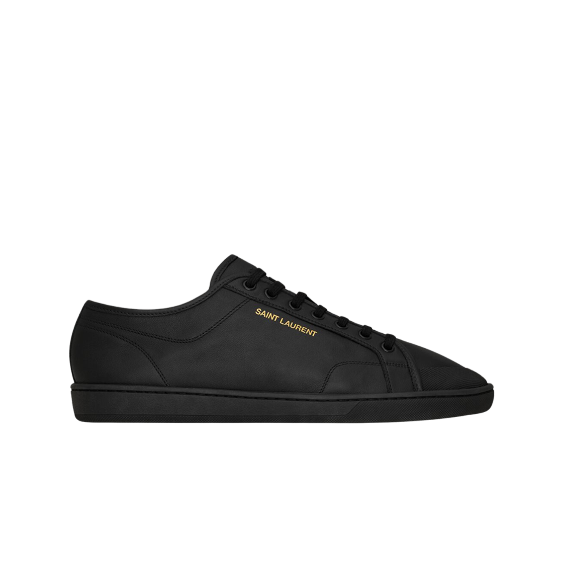 820087-00N00-1000 Saint Laurent Gym Sneakers in Smooth Leather Black