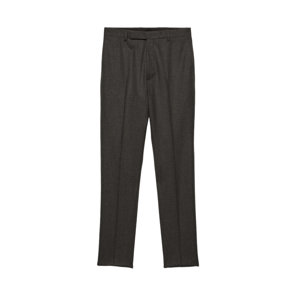 UP0141-17TG-F0480 Prada Stretch Cashmere Pants Slate Gray