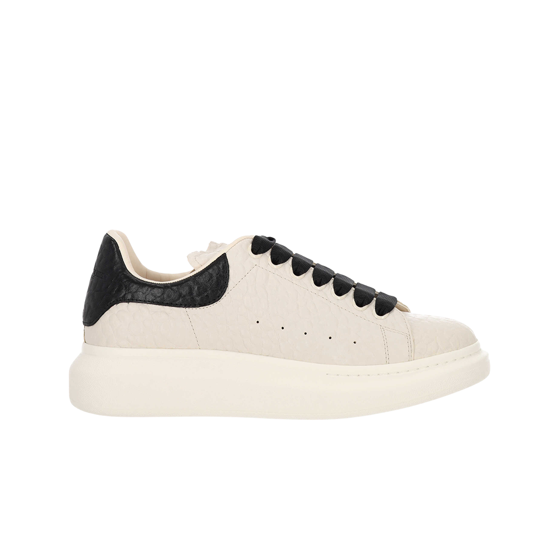 알렉산더 맥퀸 오버사이즈 레더 스니커즈 화이트(Alexander McQueen Oversized Leather Sneakers White)
