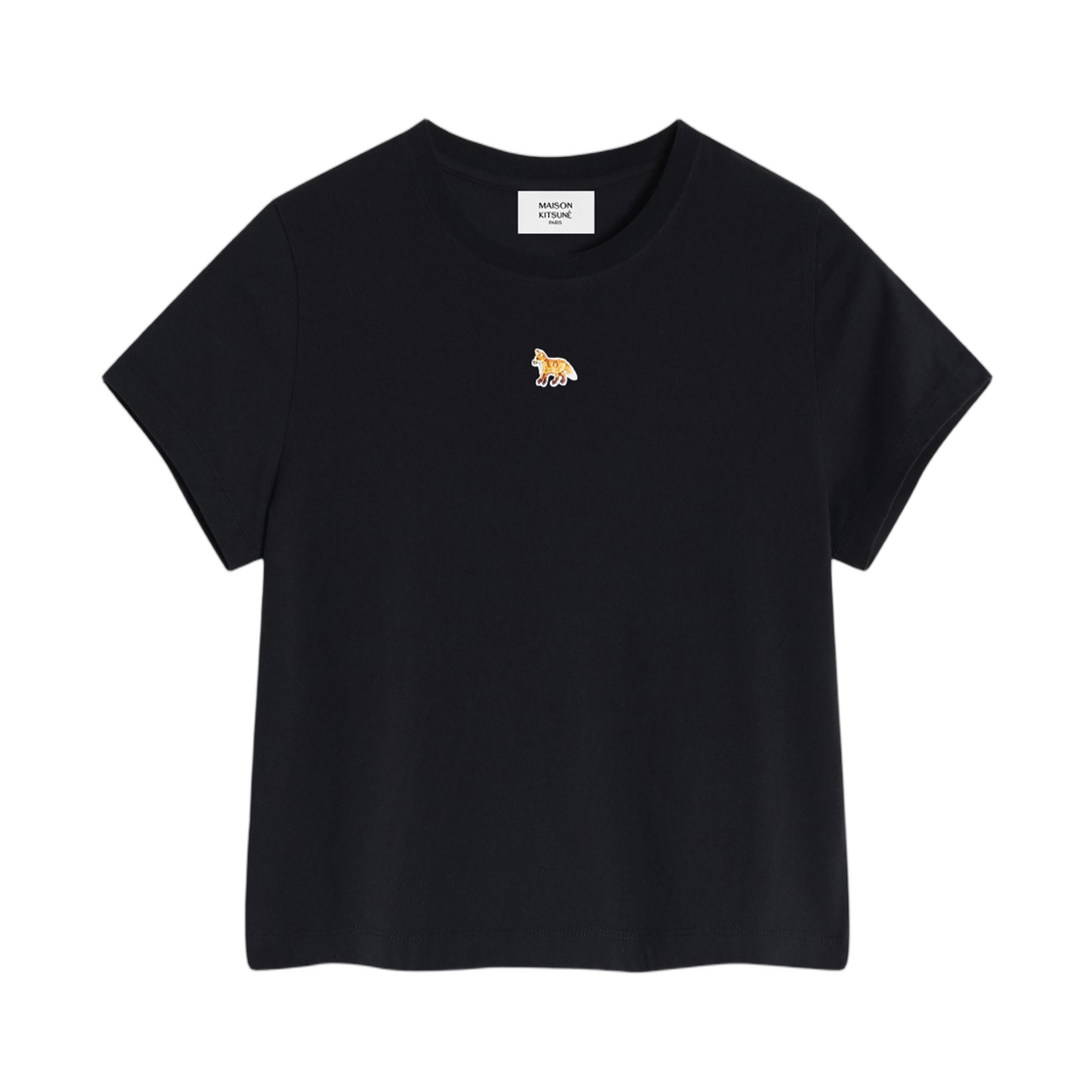 PW00111KJ7026-P199 (W) Maison Kitsune Baby Fox Baby T-Shirt Black