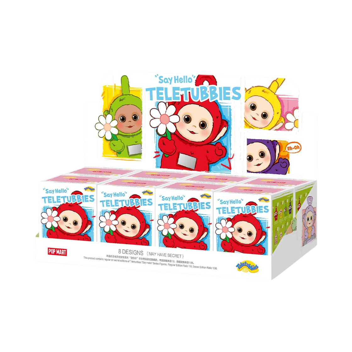 - Pop Mart Teletubbies Say Hello Series Figures Sealed Case (8 Blind Boxes)