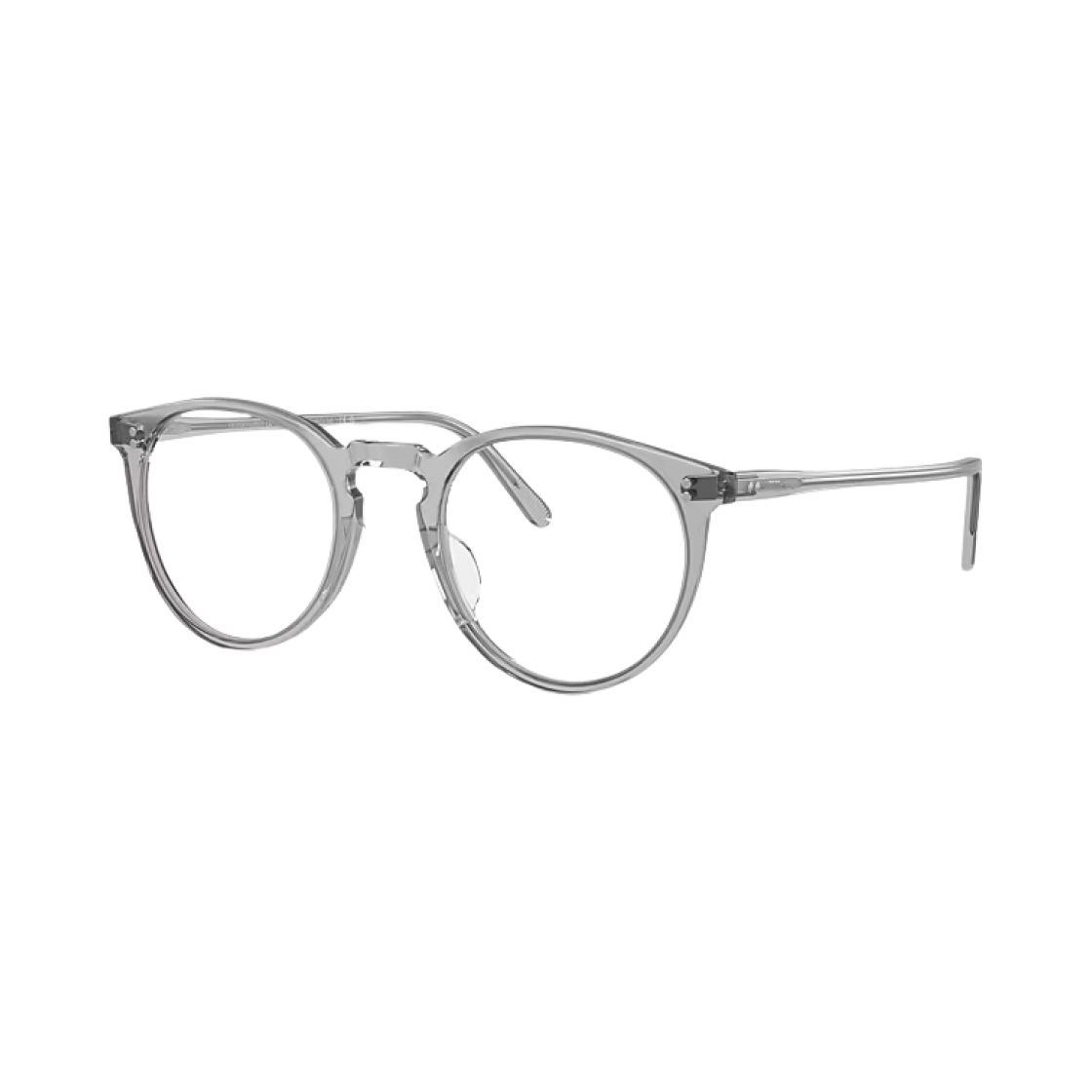 올리버 피플스 오말리 세미 매트 다크 마호가니 클리어 렌즈(Oliver Peoples O'Malley Semi Matte Dark Mahogany Clear Lenses)
