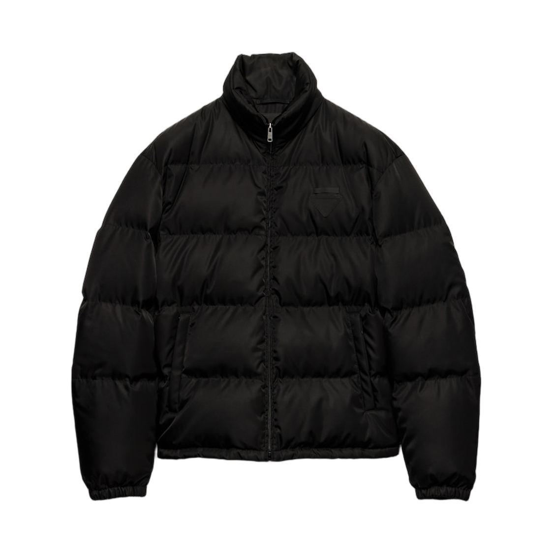 프라다 미디움 웨이트 리나일론 다운 자켓 블랙(Prada Medium-Weight Re-Nylon Down Jacket Black)