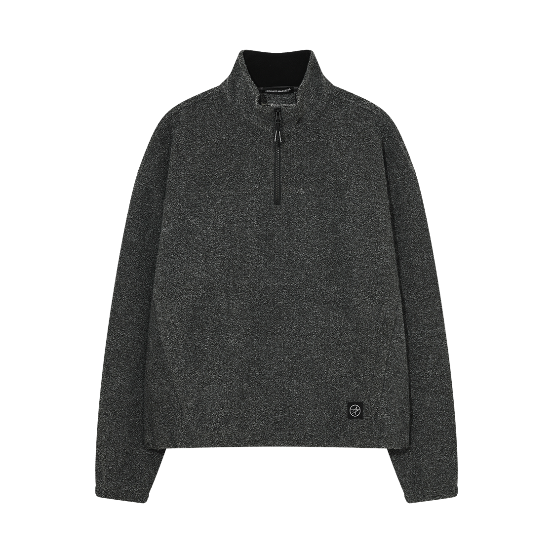 L35UTL031GRY LOCKHEED MARTIN Knitted Half Zip-Up Ts Grey