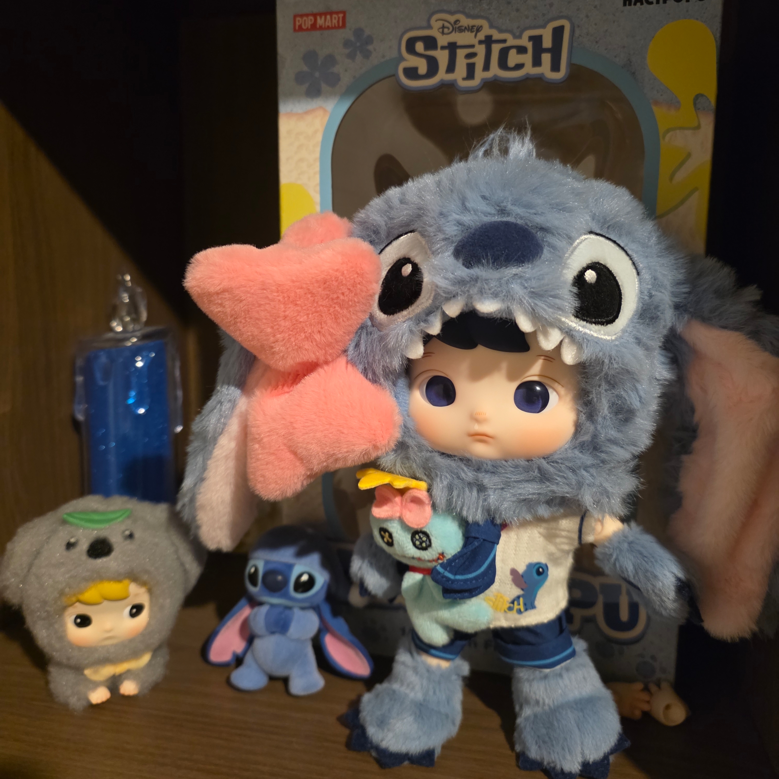 Pop Mart Hacipupu Stitch 1/8 BJD 착용 스타일
