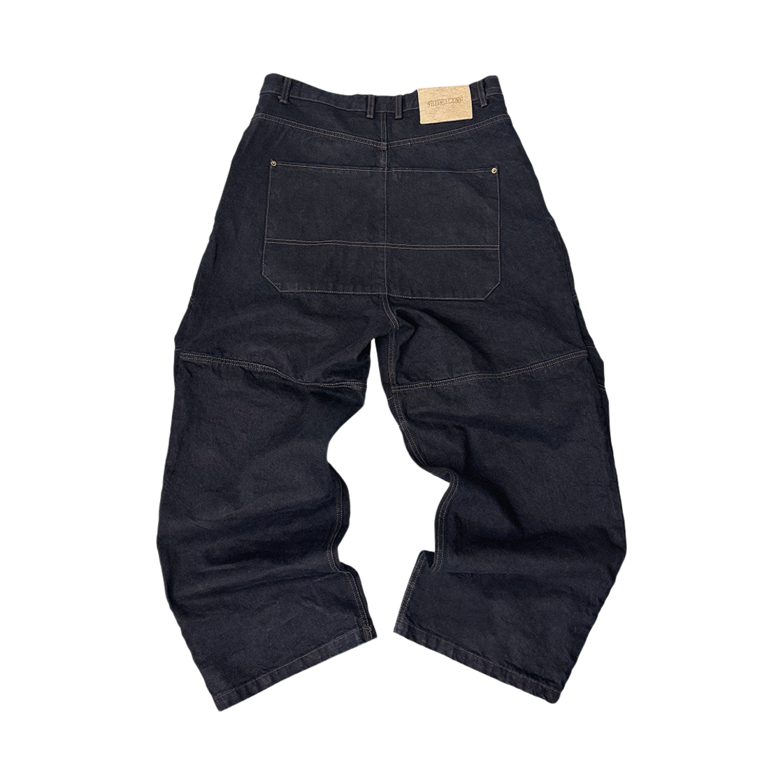 아오이로 오오키 페더 데님 팬츠 다크 인디고(Aoiro Ooki Feather Denim Pants Dark Indigo) - 2