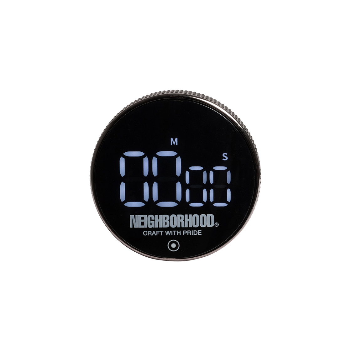 252WFNH-AC04 Neighborhood Logo Kitchen Timer Black